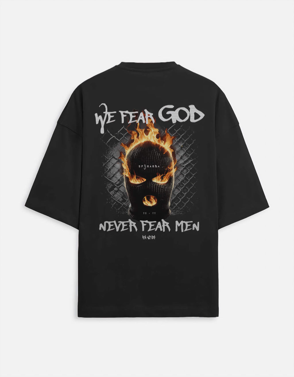 Only Fear God - Unisex Black T-shirt