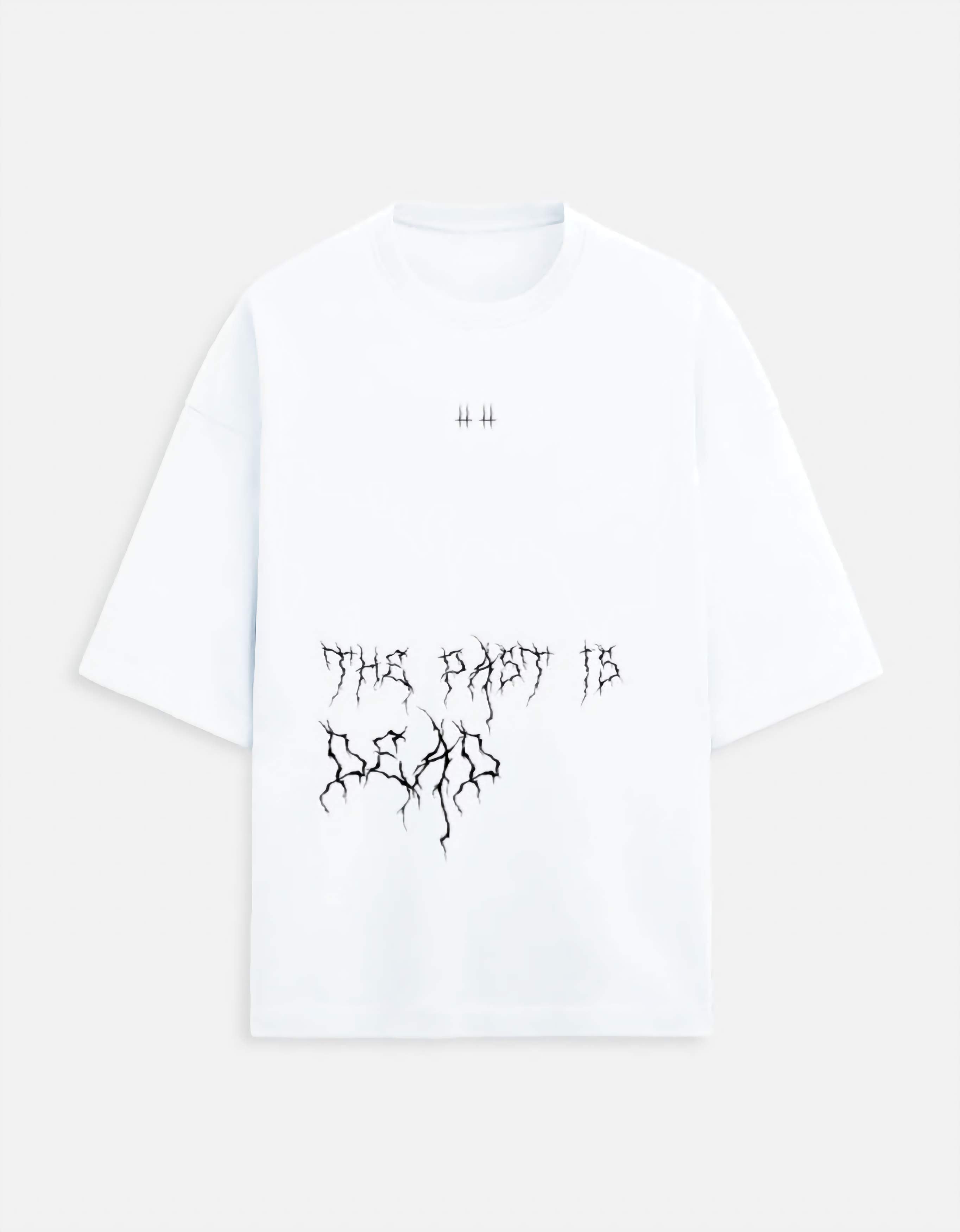 THE PAST IS DEAD - UNISEX T-SHIRT (WHITE)
