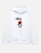 If She Steals My Hoodie - Unisex Hoodie (White)
